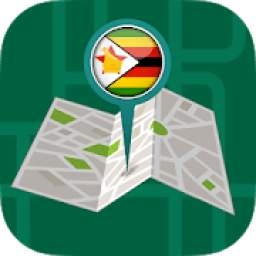 *️Offline Maps & Navigation by GPS: Zimbabwe