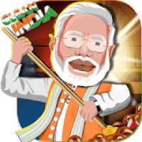 Swachh Bharat mission, clean India game