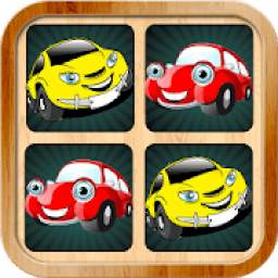 Car memory games pictures for kids and adults