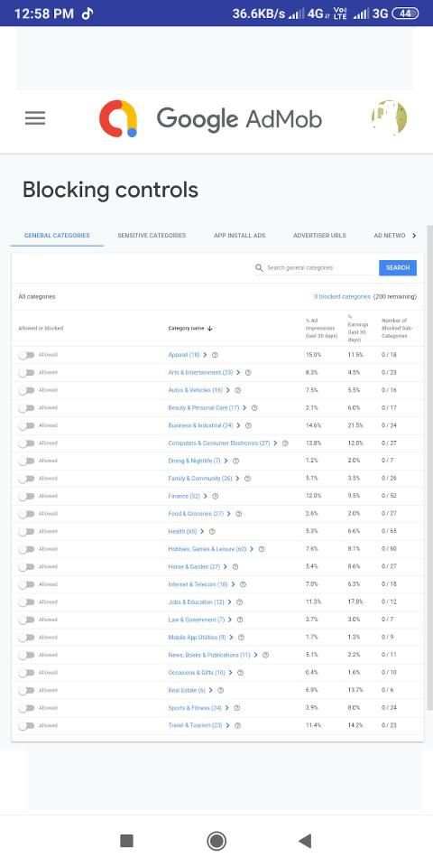 Admob screenshot 1