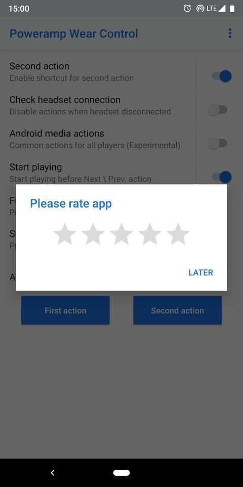 Poweramp Wear Control screenshot 5
