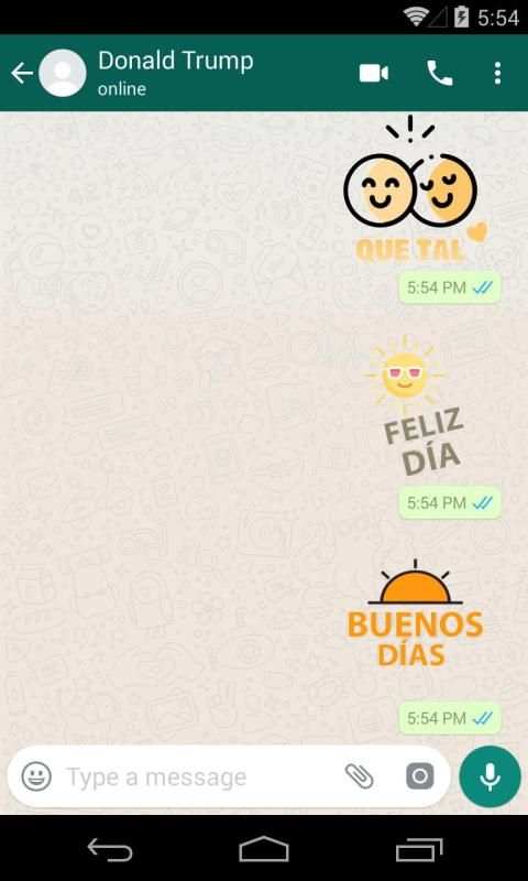 Buenos dias Spanish WhatsApp stickers screenshot 2