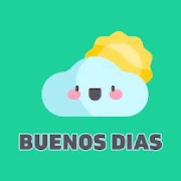 Buenos dias pegatinas  1.0