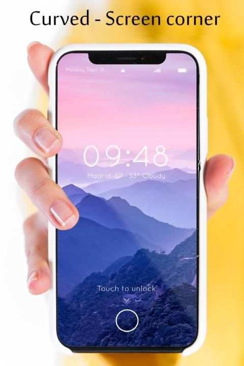 Curved Screen Edge - Rounded Screen Corner screenshot 1