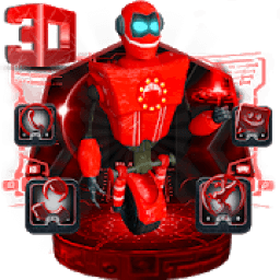 3D AI Robotics Launcher Theme आइकन