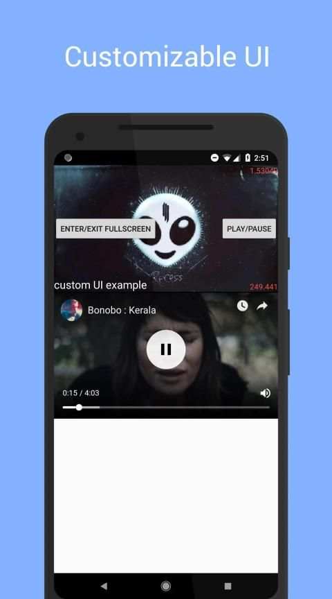 android-youtube-player library for YouTube स्क्रीनशॉट 1