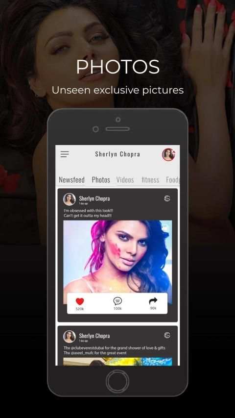 Sherlyn Chopra Official App screenshot 3