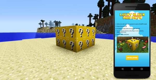 Lucky Block Mod for MCPE screenshot 1