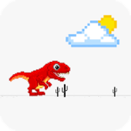 Dinosaur Jumping Chrome आइकन