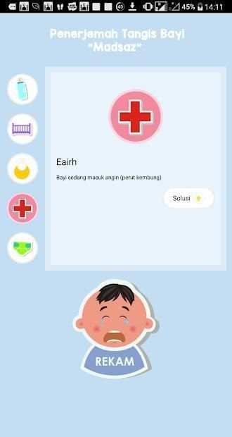 Madsaz Baby Cry Translator (PenerjemahTangis Bayi) screenshot 6