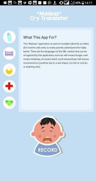 Madsaz Baby Cry Translator (PenerjemahTangis Bayi) screenshot 4