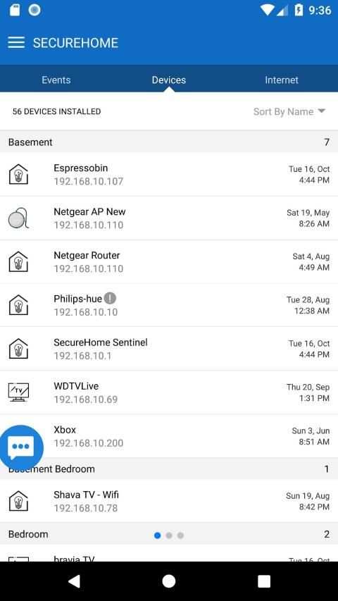SecureHome Sentinel 1 تصوير الشاشة