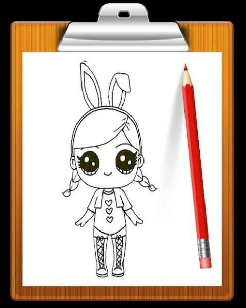 How To Draw Lol Surprise Dolls скриншот 4