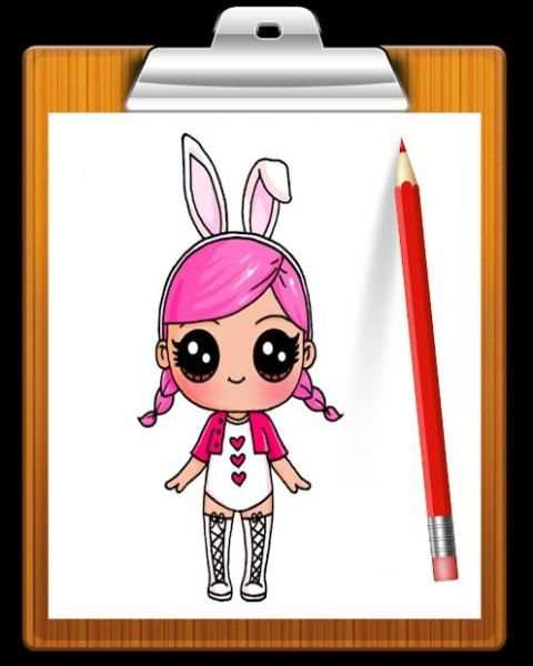 How To Draw Lol Surprise Dolls скриншот 2