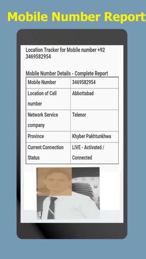 Mobile Number Tracer In Pakistan 2018 screenshot 2