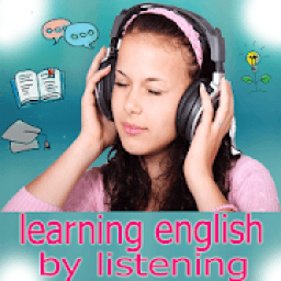 Learning english by listening without internet आइकन