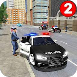 Police Cop Spooky Stunt Parking 2