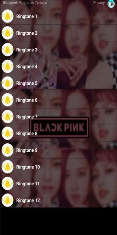 Ringtones Blackpink Terbaru screenshot 1