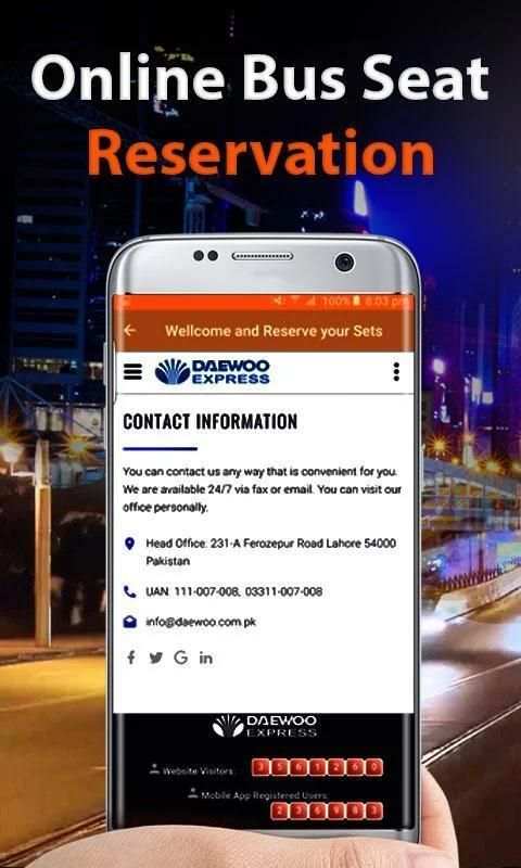 pakistan Online Bus Ticket Booking screenshot 2