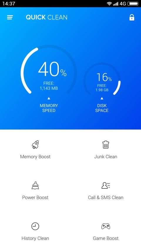 Quick Clean स्क्रीनशॉट 1