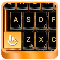 ikon Simple Gold Black Keyboard Theme