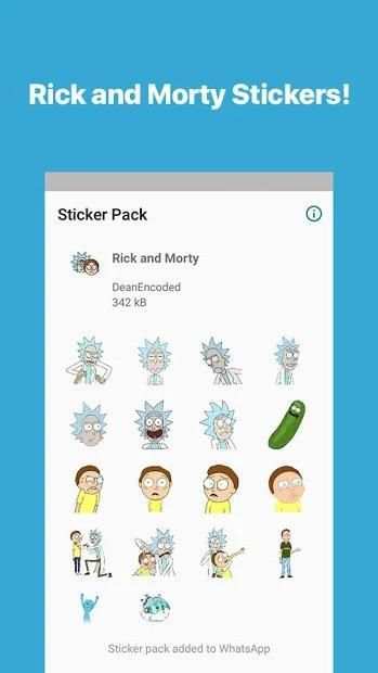 Rick and Morty - WhatsApp Stickers screenshot 2