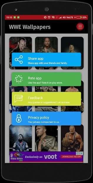 WWE Wallpapers स्क्रीनशॉट 2
