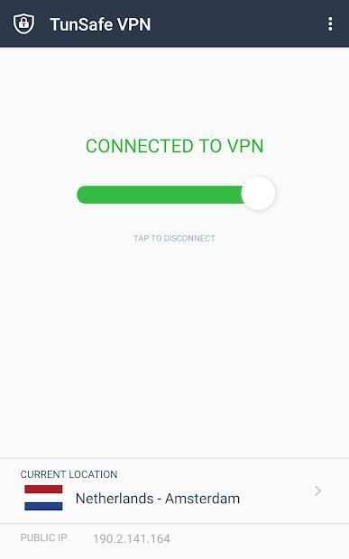 TunSafe VPN screenshot 3