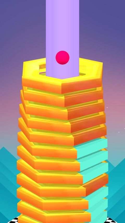 Stack Tower Crush: 3D Ball Jump screenshot 6