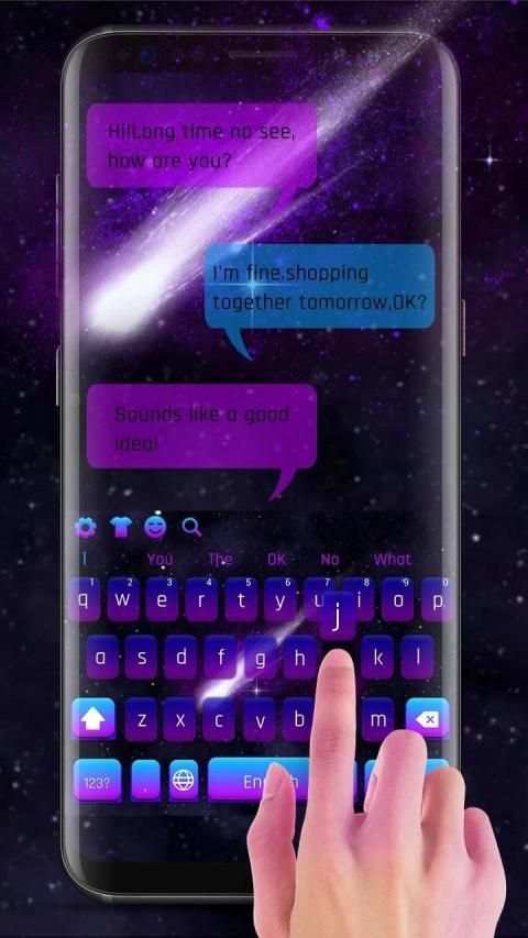 Galaxy 3D Keyboard स्क्रीनशॉट 2