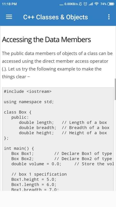 C++ Tutorial screenshot 1