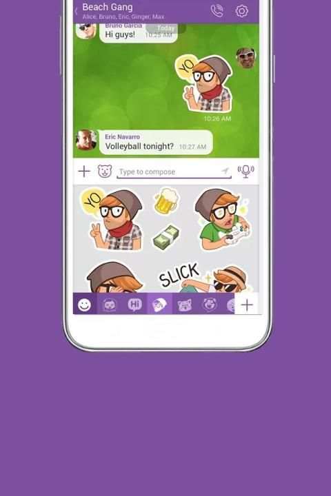 Free Video Messenger & Calling Stickers screenshot 2