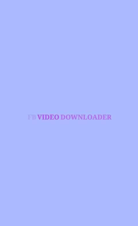 Fb Video Downloader screenshot 2