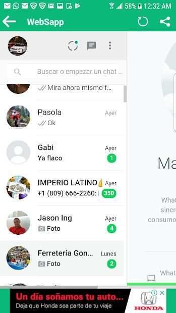 WebSapp screenshot 2