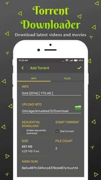 Torrent Search Engine & Downloader स्क्रीनशॉट 6