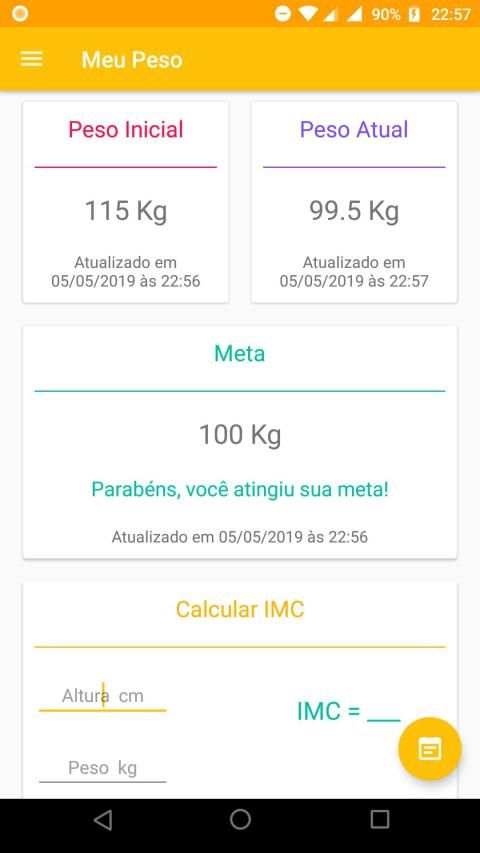 Meu Peso screenshot 2
