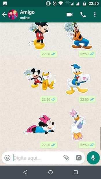 Mickey Sticker para WhatsApp screenshot 3