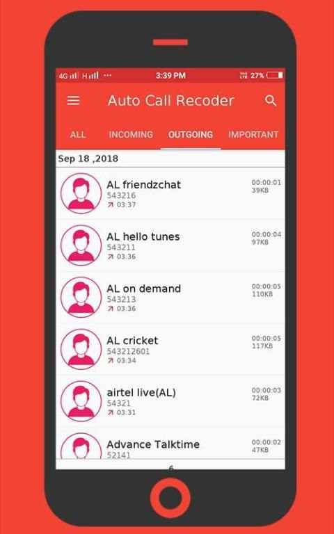 Call Recorder screenshot 1