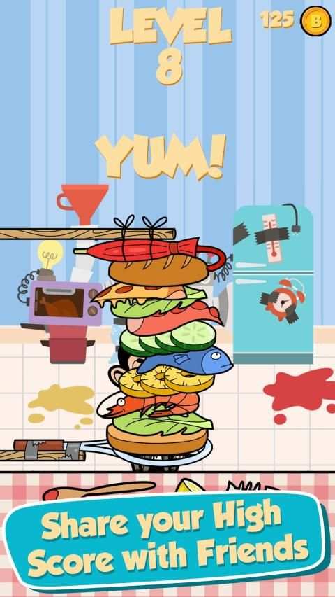 Mr Bean - Sandwich Stack स्क्रीनशॉट 11
