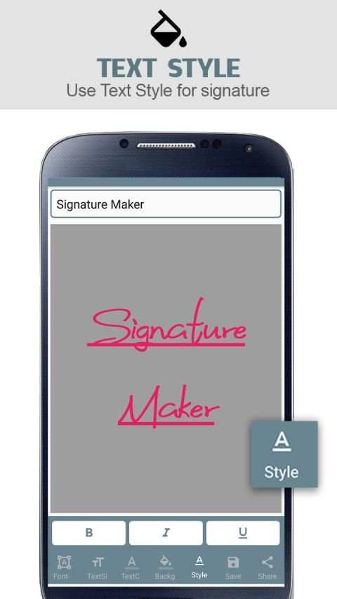 Signature Maker - Signature Creator : Digital Sign स्क्रीनशॉट 3