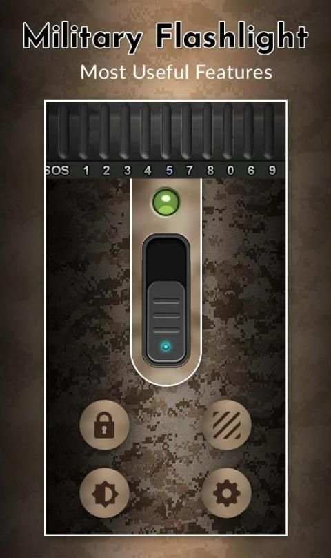 Military Flashlight - Torch Light screenshot 3