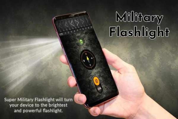 Military Flashlight - Torch Light screenshot 1