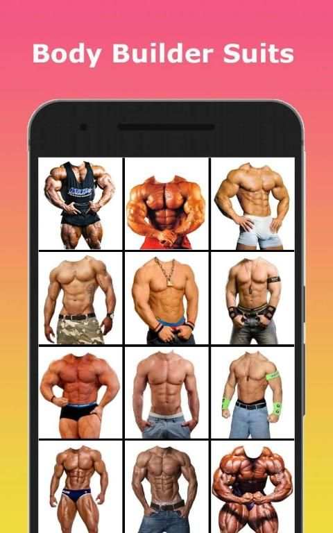 Men Body Builder Photo Editor स्क्रीनशॉट 41