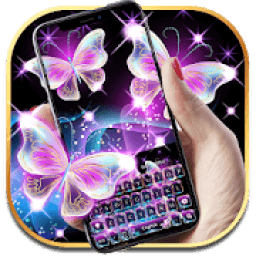 Neon Butterfly keyboard आइकन