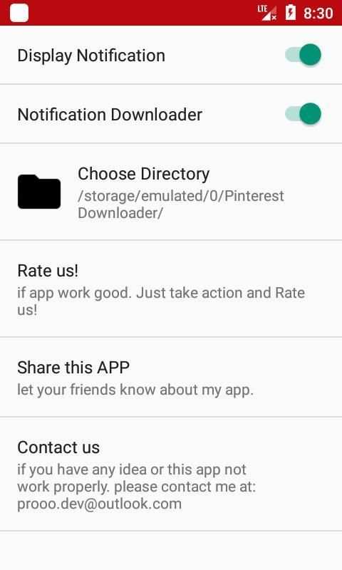 Downloader for Pinterest screenshot 1