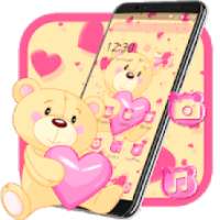 Cute Teddy Love Launcher Theme * on 9Apps