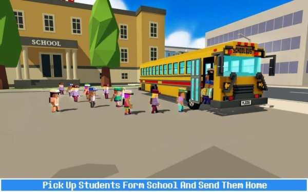 School Bus Game स्क्रीनशॉट 1