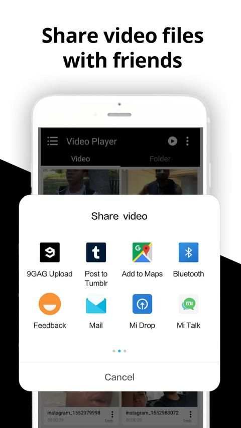 4K & HD Video Player स्क्रीनशॉट 1