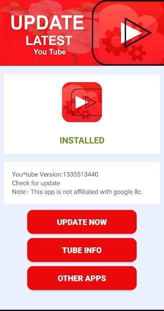 Update YouTube screenshot 1