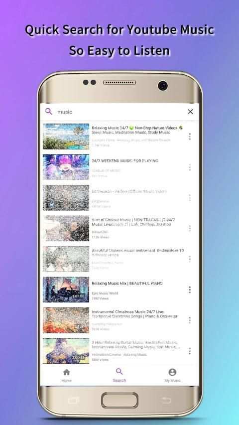Free Music Video Player for YouTube-Floating Tunes screenshot 2